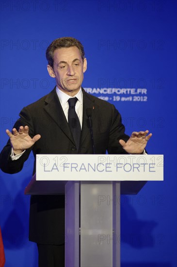 Réunion publique de Nicolas Sarkozy à Saint-Maurice (Val-de-Marne)