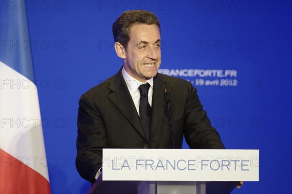 Réunion publique de Nicolas Sarkozy à Saint-Maurice (Val-de-Marne)