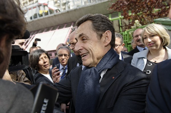 Réunion publique de Nicolas Sarkozy à Saint-Maurice (Val-de-Marne)