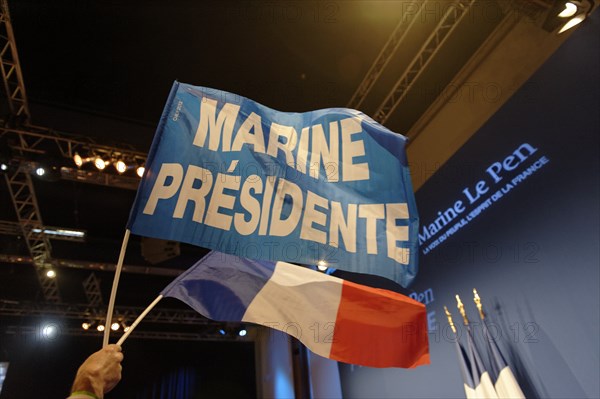 Premier tour de l'élection présidentielle 2012, QG de Marine Le Pen