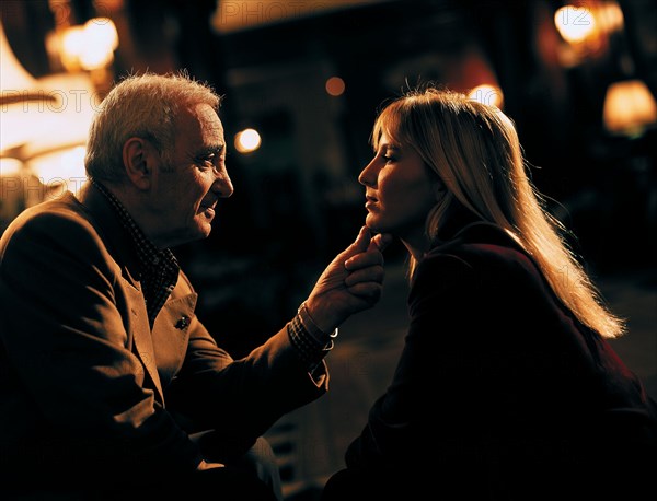 Charles Aznavour et sa fille