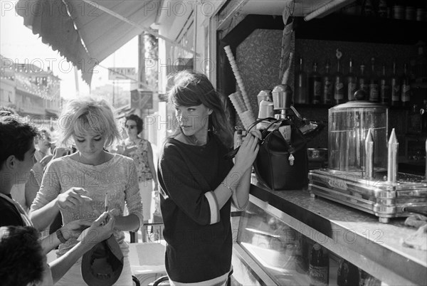 Sylvie Vartan et Françoise Hardy, 1963