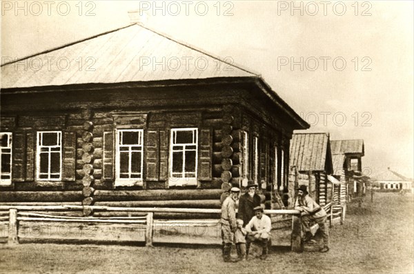 House in Zirianov where Lenin lived during the first year of his exile