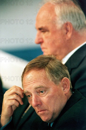 Wolfgang Schaüble and Helmut Kohl
