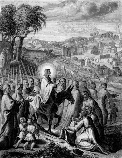 Palm Sunday: Jesus entering Jerusalem