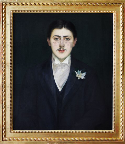 Portrait of Marcel Proust by Jacques-Emile Blanche, Musée d'Orsay (Orsay Museum), Paris, France