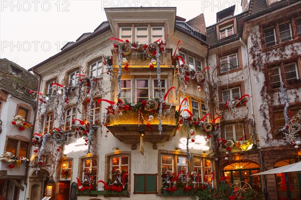 Christmas street in Strasbourg, Alsace, France