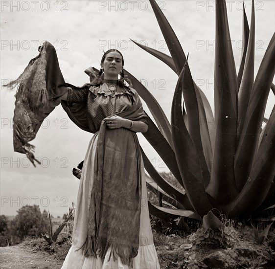 The Mexican artist - painter Frida Kahlo