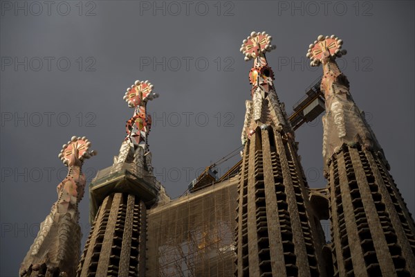 Sagrada Familia tower ornaments