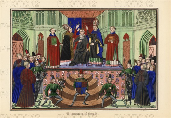 The coronation of King Henry IV of England, 1399.