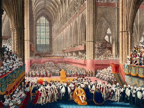 Coronation of King George IV, July 19, 1821