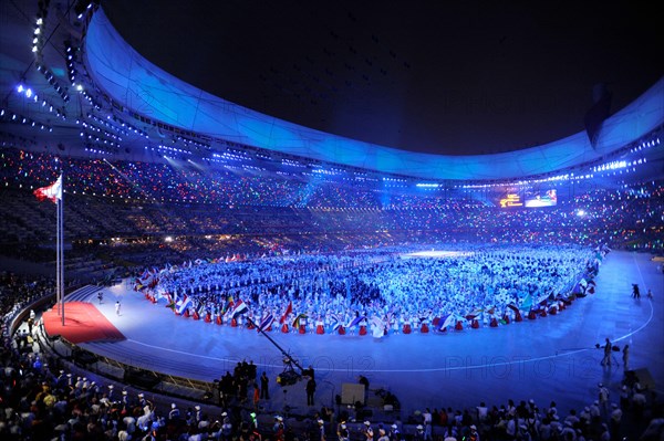 Eröffnungsfeier der Olympischen Spiele. Olympia 2008 - Peking - China