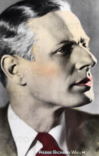 Pierre Richard-Willm (1895-1983), a French actor. Dated 20th Century