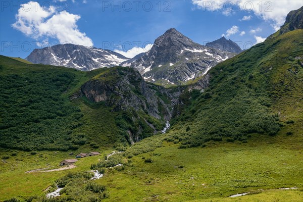 03.07.2016 Pralognan-la-Vanoise, Savoie, France, Hikking the GR5 long distance path in the Vanoise Mountains in the Savoie reigon of France