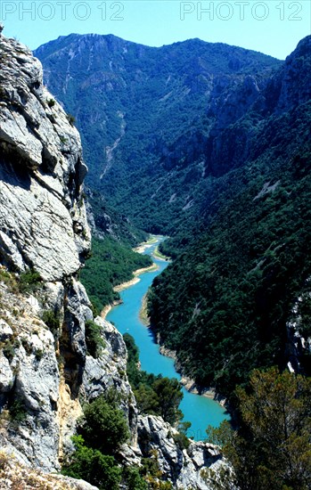 Gorges du Verdon River France Rafting Sport Young