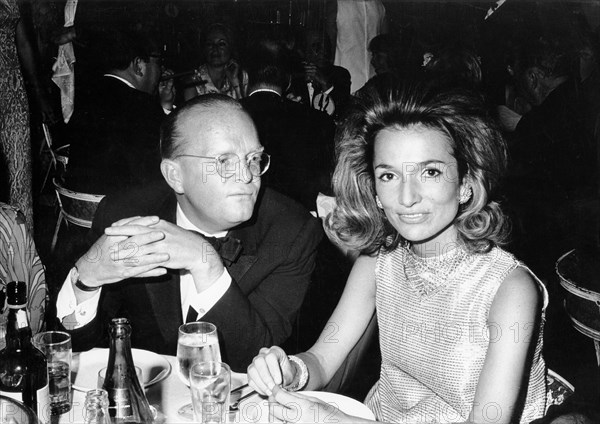 Lee Radziwill and Truman Capote circa 1966  File Reference # 1204_002THA © JRC /The Hollywood Archive - All Rights Reserved