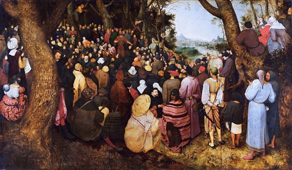 The Sermon of Saint John the Baptist by Pieter Bruegel the Elder (c. 1525/30-1569), oil on wood, 1566