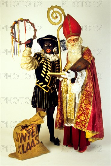 Sinterklaas and Zwarte Piet 5 dec Dutch Father Christmas Netherlands