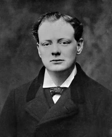 Churchill elected conservative MP for Oldham. Age 25. His first year in Parliament. 1901