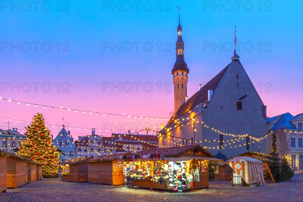 Christmas Market in Tallinn, Estonia