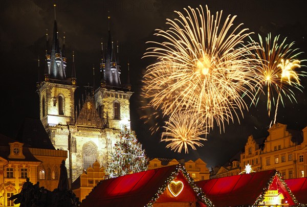 Prague New Year's Fireworks