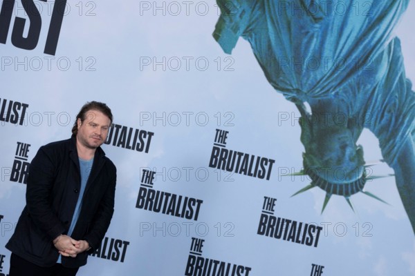 Director Brady Corbet attends 'The Brutalist' Photocall at the Rosewood Villamagna Hotel in Madrid.