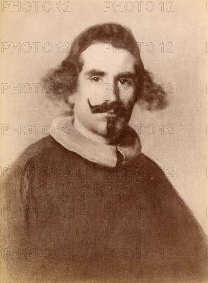 Self-portrait, painting by Spanish artist Diego Velasquez, Spain 1890s