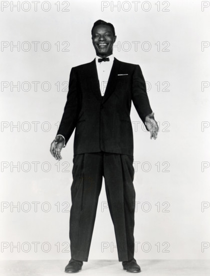 NAT KING COLE (1919-1965) American singer about 1964