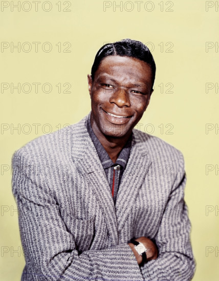 NAT KING COLE (1919-1965) American singer about 1964