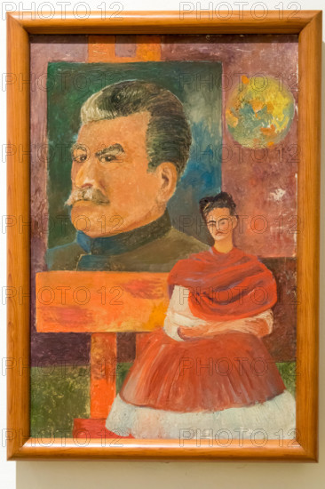 Stalin and Frida, by Frida Kahlo, Museo Frida Kahlo, Mexico City, Mexico