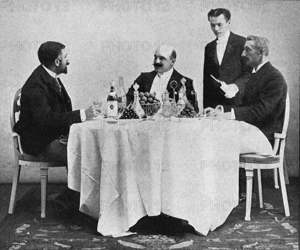 Luncheon at the Count of Dion's, in October 1895