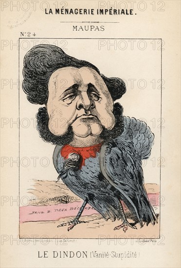 Charlemagne Emile de Maupas. Caricature