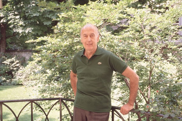 Valéry Giscard d'Estaing in Paris, May 1989