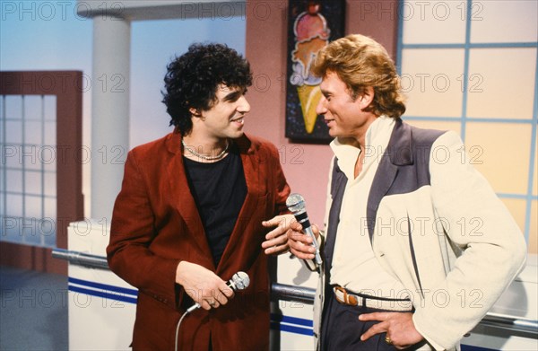 Julien Clerc et Johnny Hallyday, 1983