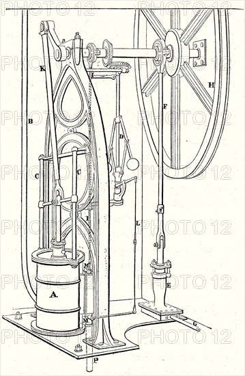 Machine without condenser or low pressure machine