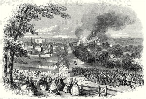 The Civil War In America: Reoccupation Of Jackson, Mississippi, By The Confederates, 8 August, 1863