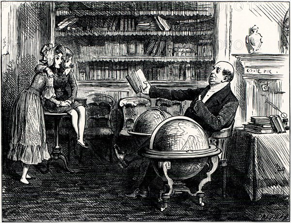 Charles Dickens, Dombey and Son. 1846,1847,1848,  WHEN THE DOCTOR SMILED AUSPICIOUSLY AT HIS AUTHOR, OR KNIT HIS BROWS, OR SHOOK HIS HEAD AND MADE WRY FACES AT HIM, AS MUCH AS TO SAY, DON'T TELL ME, SIR ; I KNOW BETTER,' IT WAS TERRIFIC.