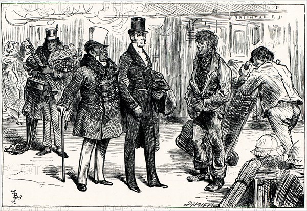 " TAKE ADVICE FROM PLAIN OLD JOE, AND NEVER EDUCATE THAT SORT OF PEOPLE, SIR,' RETURNED THEMAJOR. " DAM M E SIR, IT NEVER DOES ! IT ALWAYS FAILS ! "