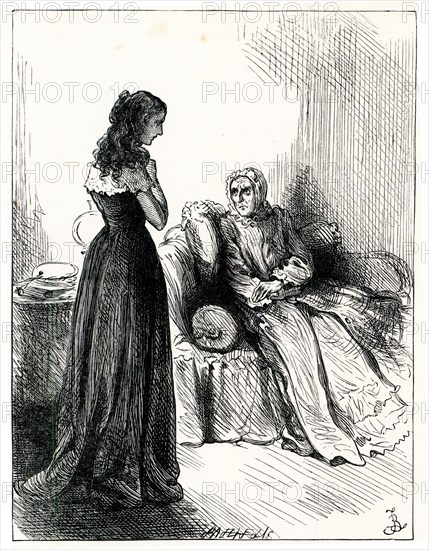 Charles Dickens, Dombey and Son.  " A CHILD ! " SAID EDITH, LOOKING AT HER. " WHEN WAS I A CHILD ? WHATCHILDHOOD DID YOU EVER LEAVE TO . ME ? "