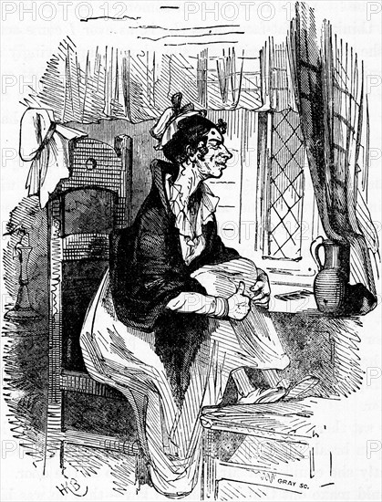 Charles Dickens, Barnaby Rudge, 1841, illustration, 19th century