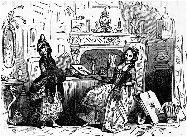 Charles Dickens, Barnaby Rudge, 1841, illustration, 19th century