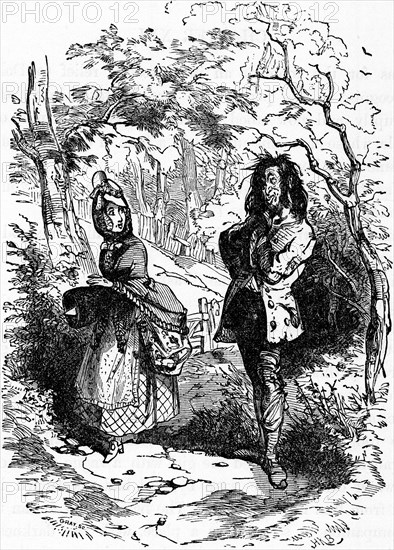 Charles Dickens, Barnaby Rudge, 1841, illustration, 19th century