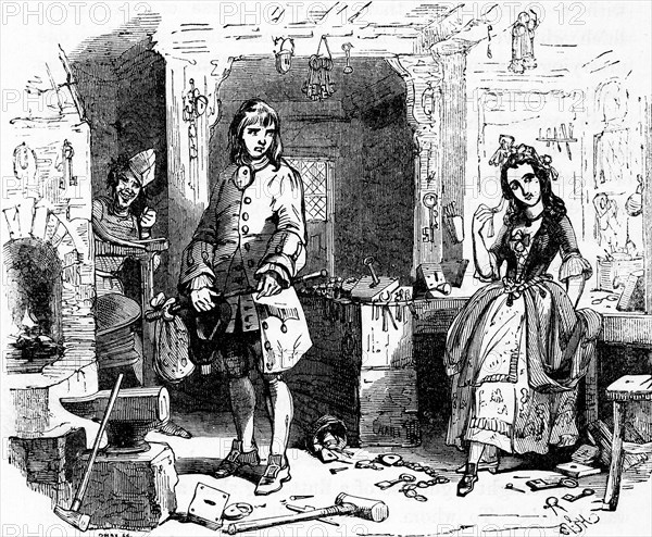 Charles Dickens, Barnaby Rudge, 1841, illustration, 19th century