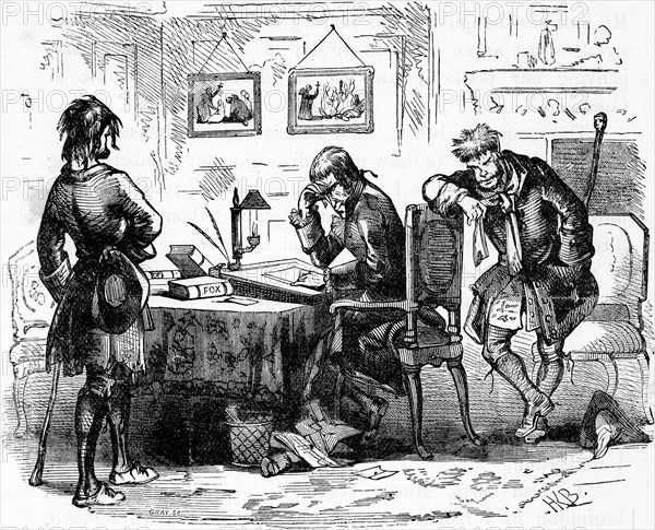 Charles Dickens, Barnaby Rudge, 1841, illustration, 19th century