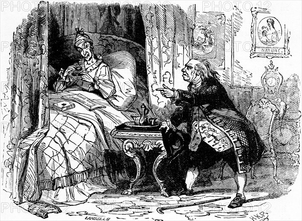 Charles Dickens, Barnaby Rudge, 1841, illustration, 19th century