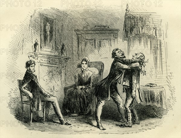 Little Dorrit, Mr. Flintwinch receives the embrace of friendship