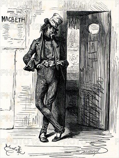 Charles Dickens, Sketches by Boz, HIS LINE IS GENTEEL COMEDY, HIS FATHER'S, COAL AND POTATO. HE DOES ALFRED HIGHFLIER