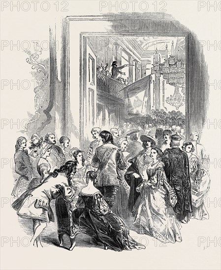 SKETCH FROM THE GRAND POLISH BALL, AT WILLIS'S ROOM, KING-STREET, ST. JAMES'S, LONDON, GREAT BRITAIN