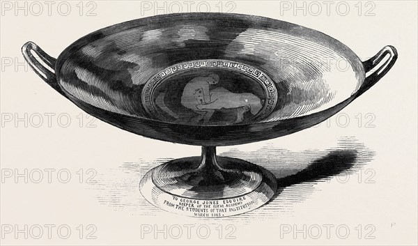 ETRUSCAN TAZZA, PRESENTED BY THE STUDENTS OF THE ROYAL ACADEMY TO GEORGE JONES, ESQ., R.A.