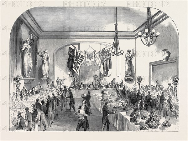 GRAND BANQUET TO THE LORD MAYOR OF LONDON, AT HASTINGS